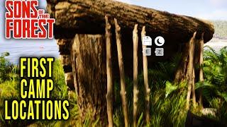 BEST PLACE FOR FIRST BASE/CAMP - Sons Of The Forest Tips #1 | Radex