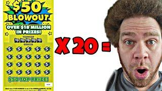 BRAND NEW $50 BLOWOUT LOTTERY TICKETS!