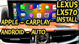 LX570 Cheapest Carplay AndroidAuto Upgrade - Installation - Review - Tips - Tricks Mistakes Apple