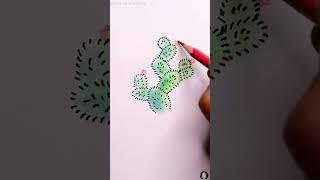  EASY & CREATIVE cactus drawing TRICK #shorts #viral #trending #fyp #fypシ