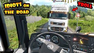  IDIOTS on the road #77 - Funny Moments - ETS2mp FAILS & Wins - Euro Truck Simulator 2