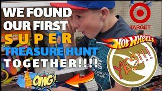 OUR FIRST HOT WHEELS SUPER TREASURE HUNT TOGETHER!!!