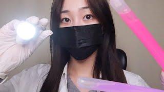 ASMR Premium Medical Exam RP(ADHD&Light triggers, follow my instruction)