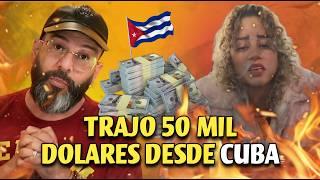 Flor de Cuba se delató tras ingresar 50 mil dólares desde Cuba a EE. UU.. ¿Eso es lavado de dinero?