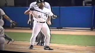 Bo Jackson Breaks Bat Over Knee After Strikeout!