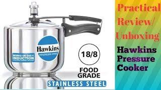 Hawkins Pressure cooker review |Unboxing of stainless steel pressure cooker|