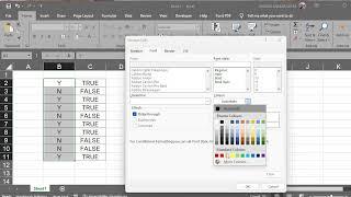 Excel YesNo Conditional Formatting!