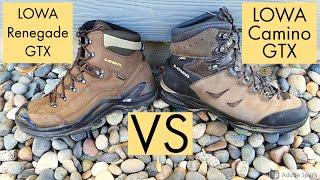 LOWA Renegade GTX vs LOWA Camino GTX