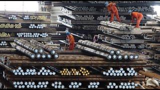 How TMT Steel Is Made. Amazing rebar production process.