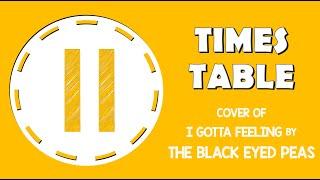 11 Times Table Song (I Gotta Feeling by Black Eyed Peas) Laugh Along and Learn