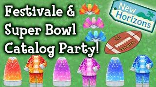 Festivalé & Super Bowl FREE Catalog Party | Animal Crossing New Horizons