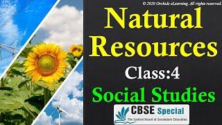 Natural Resources | Class-4 | Social Studies | CBSE / NCERT | Renewable And Non-Renewable Resources