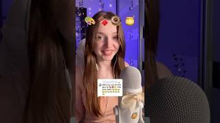 Emoji challenge #asmr #asmrsounds #asmrrelax #asmrtingles #asmrwhispers #asmrsleep #relax #tingles