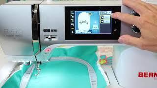 BERNINA 570 91 Curving Lettering Option (Bending the Text)