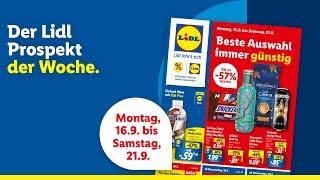 Der Lidl Prospekt der Woche | Angebote von Montag, 16.9. bis Samstag, 21.9.