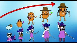 Roblox Piggy Characters growing ups- Art video