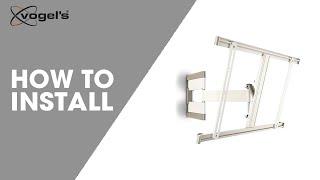 THIN 345 | How to install | TURN TV wall mount | Vogel's