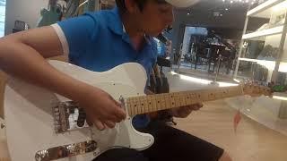 Fender, Zuhal müzik,deniz, yılmaz,denemeler, GUİTAR, white Fender guitar