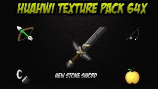 Huahwi Texture Pack 64x [NEW STONE SWORD, MORE FPS, UHC]