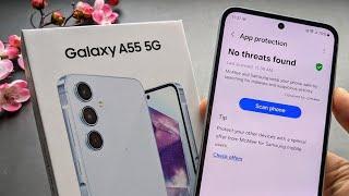 Antivirus on Samsung Galaxy A55 5G / A35 ( Scan Apps, Remove Viruses, Malware & Improve Security)