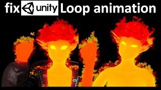 tutorial fix Unity Loop animation