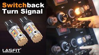 Lasfit Switchback Turn Signal LED Bulbs [Built-in Canbus Resistor, Anti Hyper Flash]