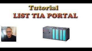 Tutorial 1 LIST TIA PORTAL