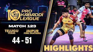 Pawan Sehrawat Heroics in Vain as Pink Panthers Make Huge Comeback | PKL 10 Match #123 Highlights