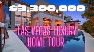 $3,300,000 Luxury Home in Las Vegas!  EPIC HOME TOUR!