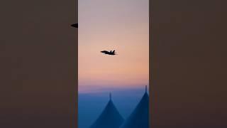 Fighter Jet at sunset! RCAF CF-18 #cf18 #f18 #f18hornet #aviation #airshow #military #canada #rcaf