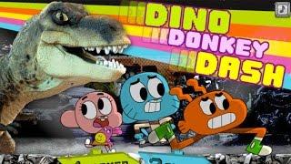 The Amazing World of Gumball: Dino Donkey Dash (High-Score Gameplay)