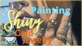 How to Paint Gold Jewelry That Really Shines