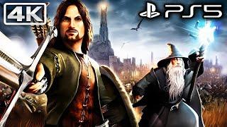 THE LORD OF THE RINGS ARAGORN'S QUEST All Cutscenes (Game Movie) 4K Ultra HD