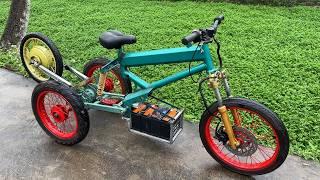 I Created My Own Unique Car And I Will Never Have To Fill Up Gas Again || Perpetual Motion E - Bike