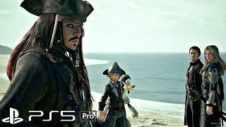 Pirates of Caribbean - Sora Meets Jack Sparrow Scene (PS5 Pro) 4K 60FPS Kingdom Hearts 3