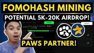 FOMOHASH MINING! POTENTIAL 5K-20K AIRDROP FOR PLAYERS! FOMOHASH MINING OF TOKENS