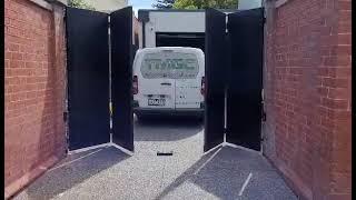 Driveway Side Walls - No Problem! - by The Motorised Gate Company