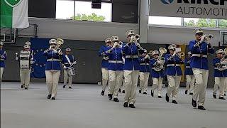 Iserlohn 52. Internationale Musikparade 2024 / Show & Marchingband Euroband Rotterdam - 04