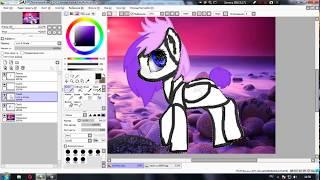 │Обработка пони в Paint Tool SAI│◄Заказ!►