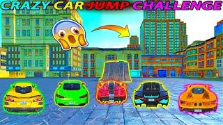 Extreme Car Driving Simulator - Five Cars Crazy Jump Challenge - Driving With Kcd