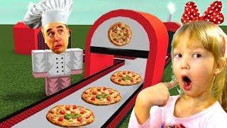 OPENED a RESTAURANT and PIZZERIA in ROBLOX! dad is the DIRECTOR? TYCOON