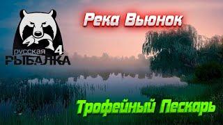 РР4 #3 Река Вьюнок. Трофейный Пескарь.