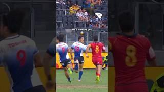 He’s behind you!  #rugby