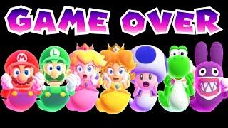 Super Mario Bros Wonder - Game Over (All Characters)