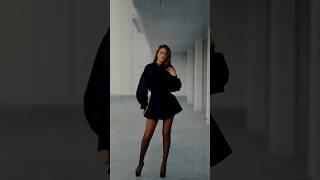 Woman in black pantyhose and heels nice walking #shorts #nylons #pantyhose #tights