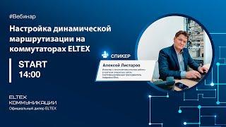 Настройка динамической маршрутизации на коммутаторах Eltex