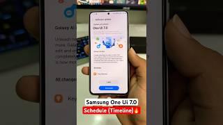 Samsung One Ui 7.0 Android 15 Update Schedule (Timeline)