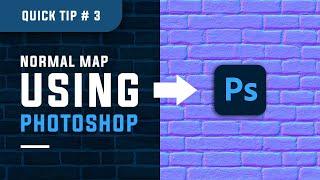 How to Generate Normal Map in Photoshop - Quick PS Tutorial