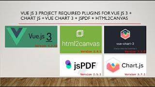 Vue 3 + Chart js + Vue Chart 3 + jsPDF + html2Canvas Tutorial Last Updated Month of May Year 2022