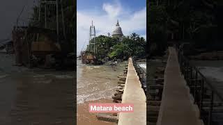 Matara beach in Sri Lanka